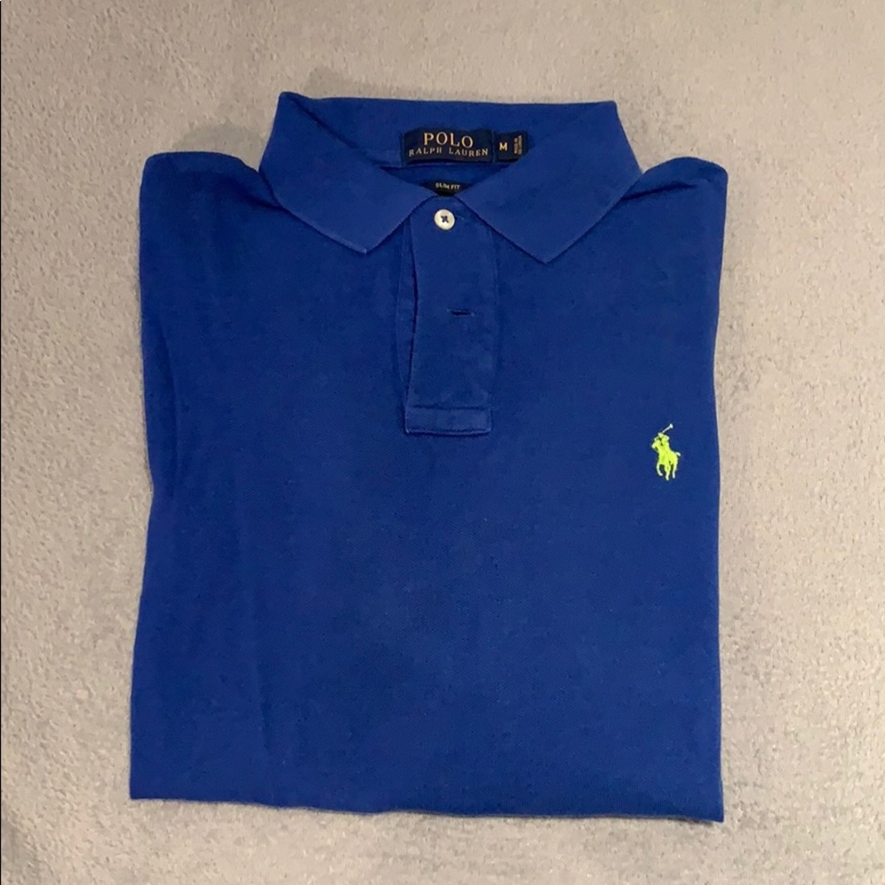 Ralph Lauren Slim Fit Long Sleeve Polo Shirt
